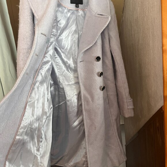 Light Blue Ivanka Trump Pea Coat - Picture 3 of 4